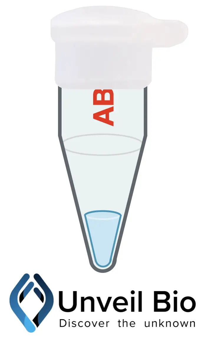 a single PCR tube wrapped